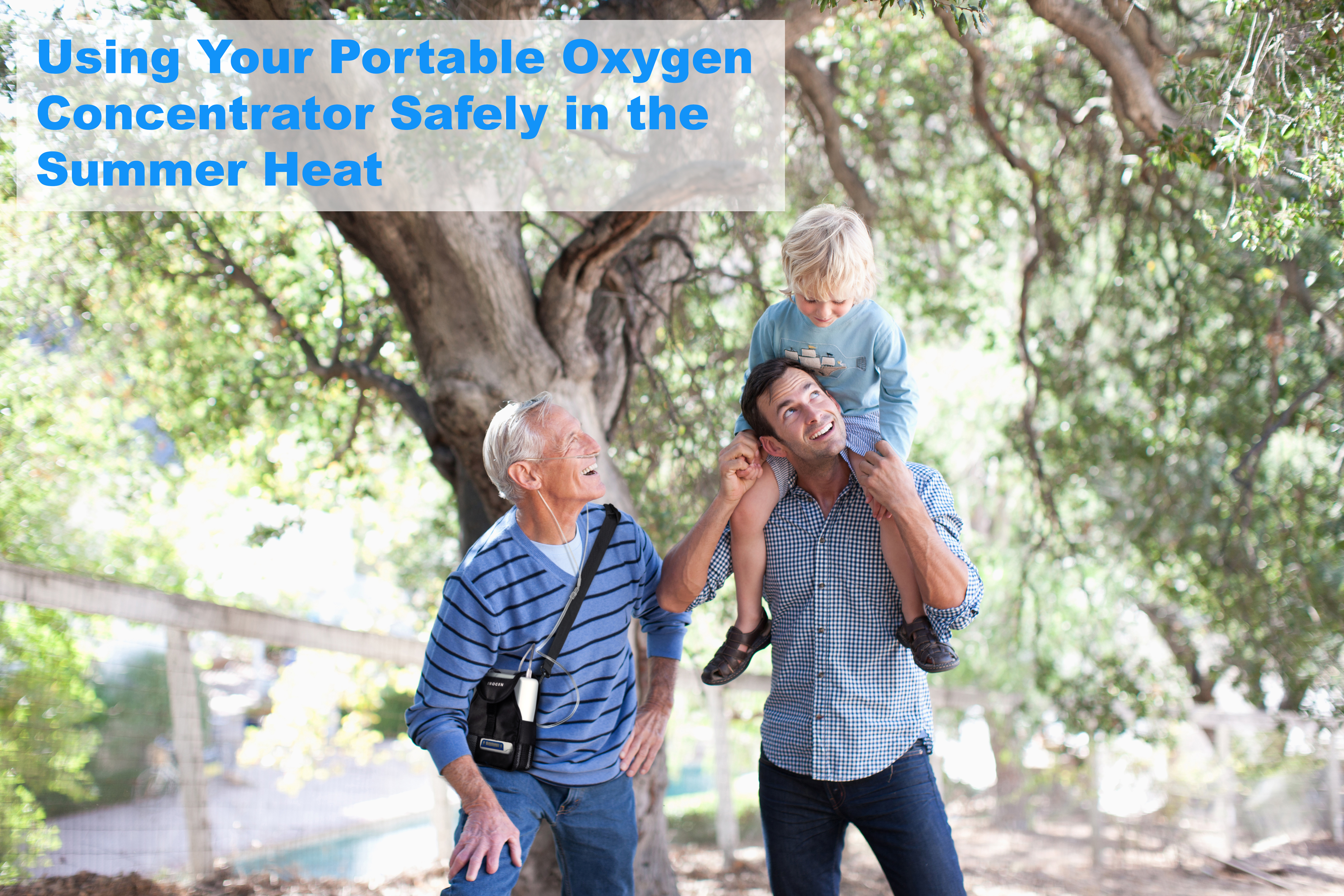Using Your Portable Oxygen Concentrator Safely In the Summer Heat